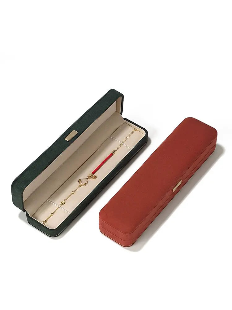 Light Luxury Jewelry Box in Premium Quality Suede, Various Colours Available Jim Display