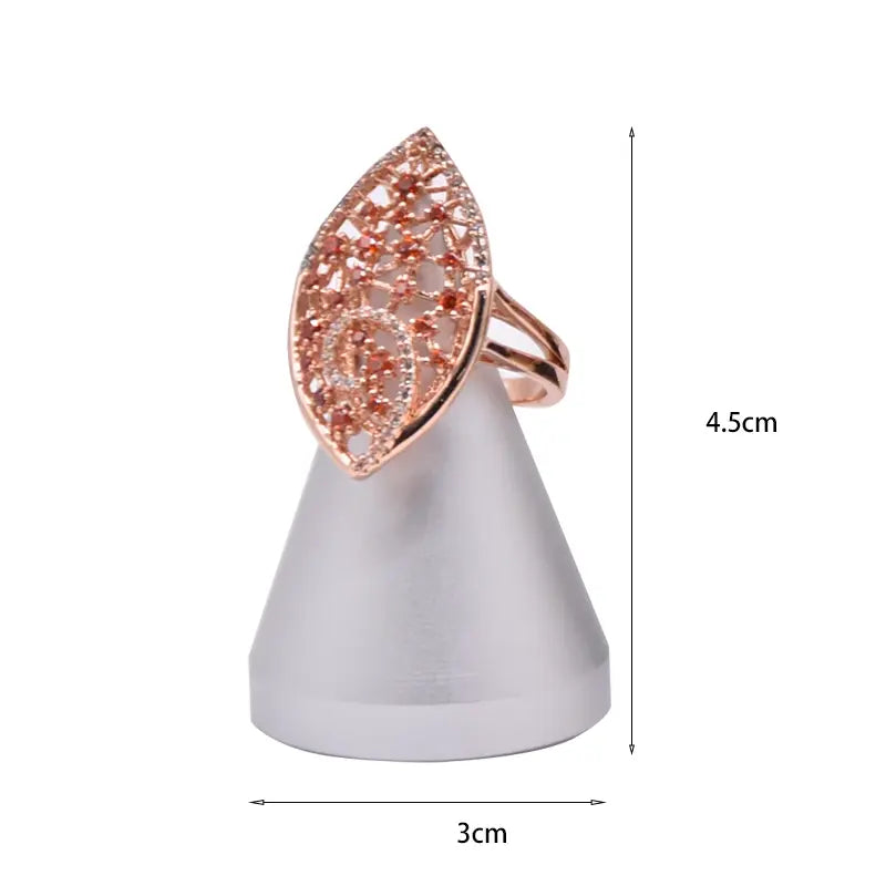 Tapered Metal Ring Display Holder Earrings Rack Display Stand Jewelry Shooting Props Stud Earrings Stands Jim Display
