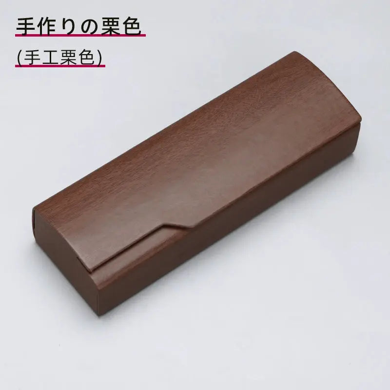 Glasses Case, Luxury Simple Retro Creative Personality Portable Anti-Pressure Eye Sunglasses Storage Box Jim Display