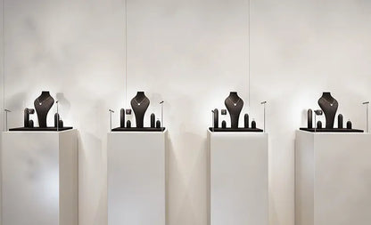 Luxury jewelry rack, coffee necklace, earrings, watch rings, and display props in the counter Jim Display