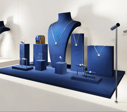 High-end jewellery display props, rings, necklaces, earrings, counters, exhibition displays, jewelry display racks Jim Display