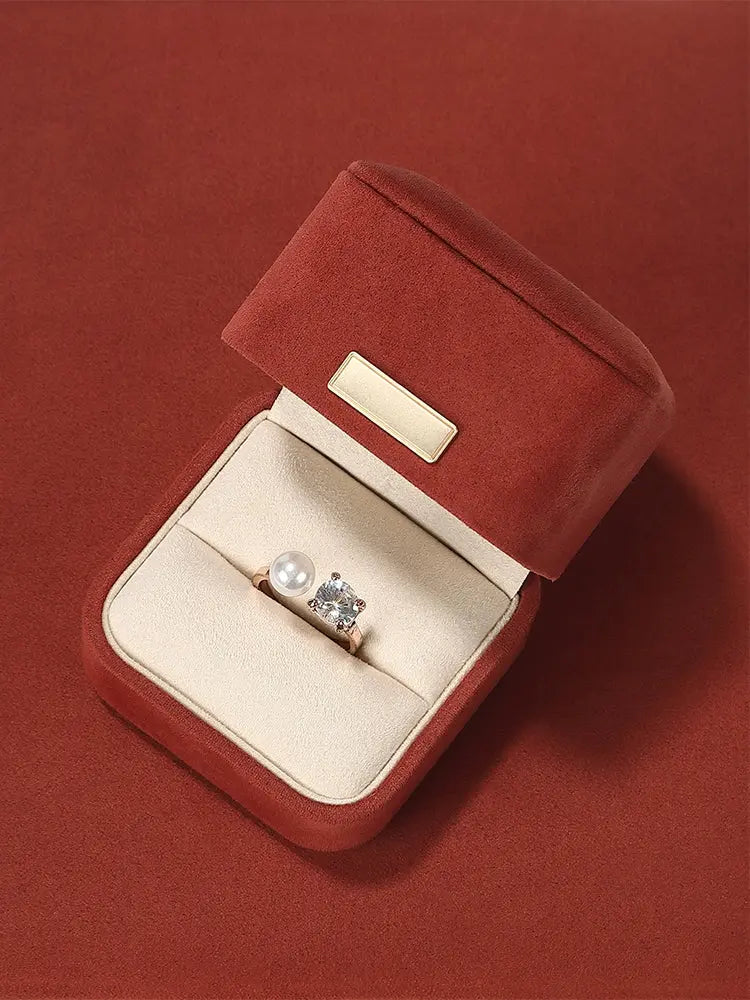 Light Luxury Jewelry Box in Premium Quality Suede, Various Colours Available Jim Display