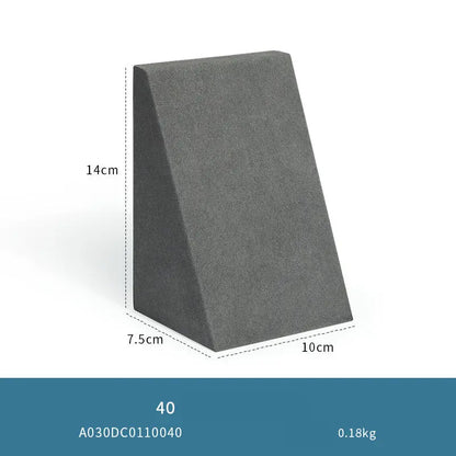 Gray microfiber jewellery display props, necklaces, pendants, earrings, rings, jewelry displays, jewelry display jewelry display shelves Jim Display