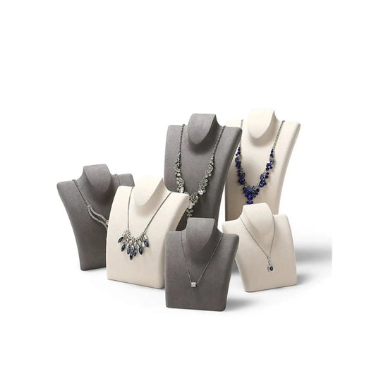Luxury necklace display stand, model neck display rack, pendant jewelry hanger, window jewelry display props Jim Display
