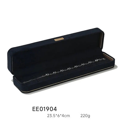 Light Luxury Jewelry Box in Premium Quality Suede, Various Colours Available Jim Display