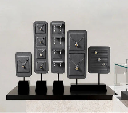 High Jewelry Display Stand, Microfiber Rings, Earrings, Necklaces, Jewelry Display, Jewelry Display Props Jim Display