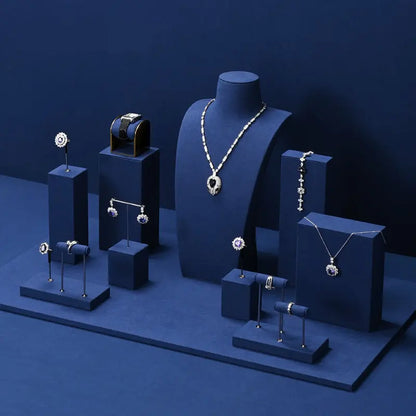High-end jewellery display props, rings, necklaces, earrings, counters, exhibition displays, jewelry display racks Jim Display