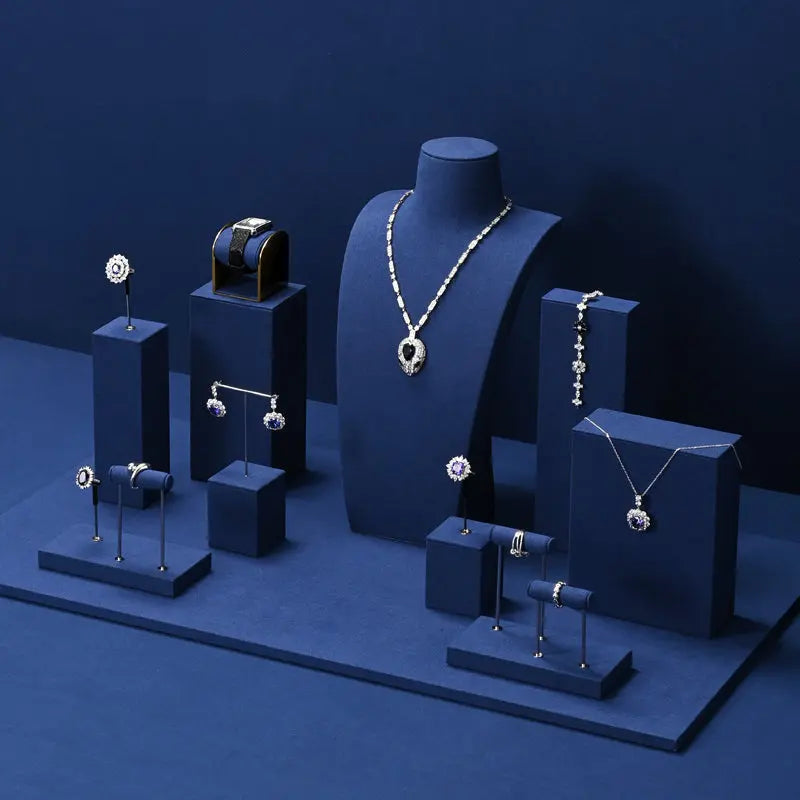 High-end jewellery display props, rings, necklaces, earrings, counters, exhibition displays, jewelry display racks Jim Display