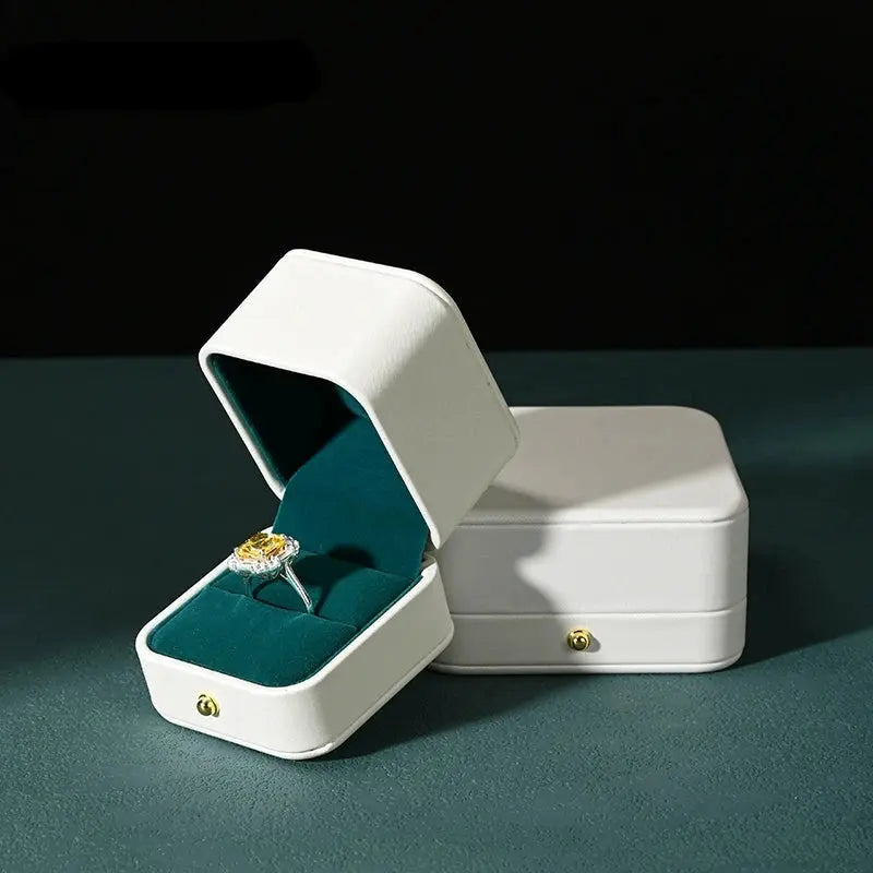 Jewelry Box, PU Suede Interior, Ring Box, Earrings, Necklaces, Bracelets, Storage Boxes, Jewelry Gift Boxes Jim Display