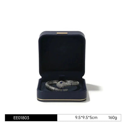 Jewelry box, wedding PU leather ring box, earrings, necklace storage box, confession jewelry packaging, gift box Jim Display