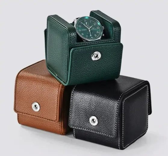Watch Storage Box, Watch Box, Dustproof, Portable, Travel, Leather Watch, Quartz Watch, Storage Box Jim Display