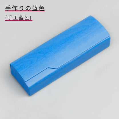 Glasses Case, Luxury Simple Retro Creative Personality Portable Anti-Pressure Eye Sunglasses Storage Box Jim Display
