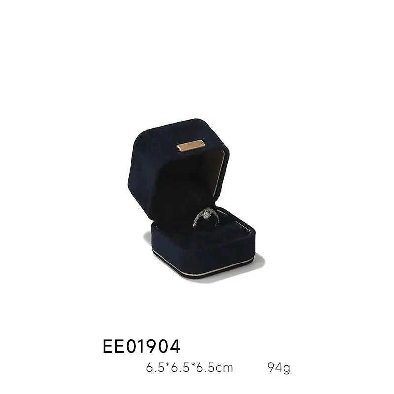 Light Luxury Jewelry Box in Premium Quality Suede, Various Colours Available Jim Display