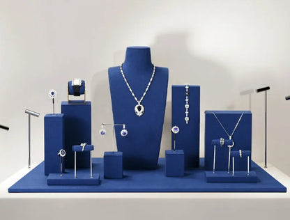 High-end jewellery display props, rings, necklaces, earrings, counters, exhibition displays, jewelry display racks Jim Display