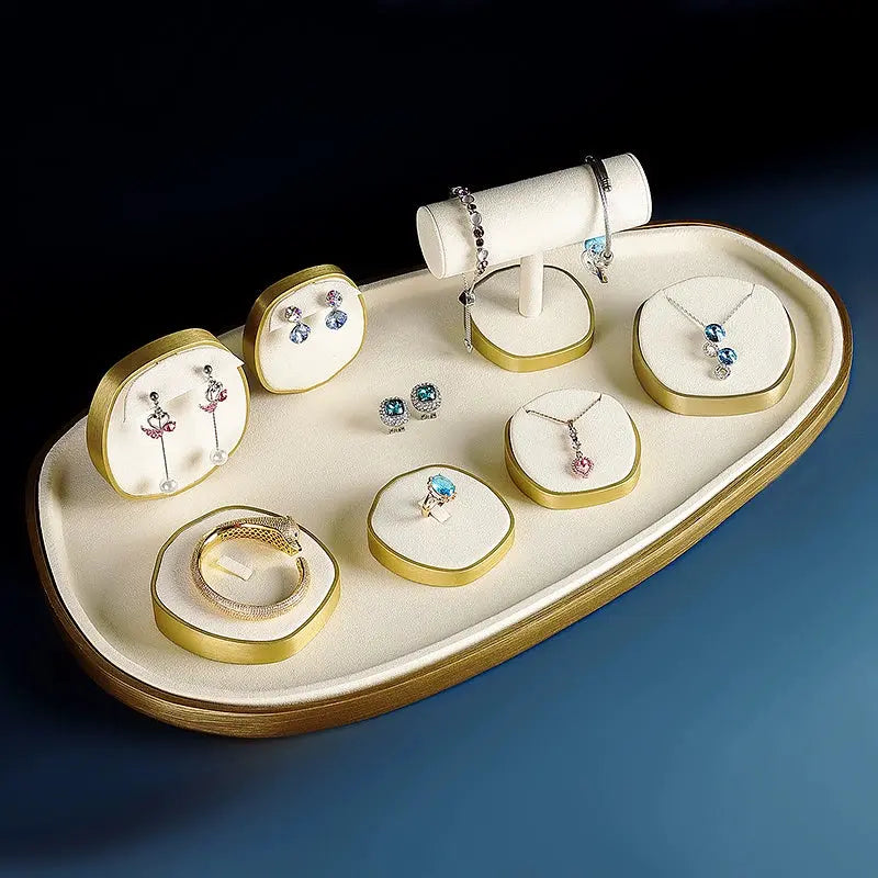 Jewellery display, light luxury window decoration tray set jewelry props Jim Display