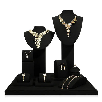Jewelry display shelf, high-end model suit, necklace, earrings, shelf, window display props Jim Display