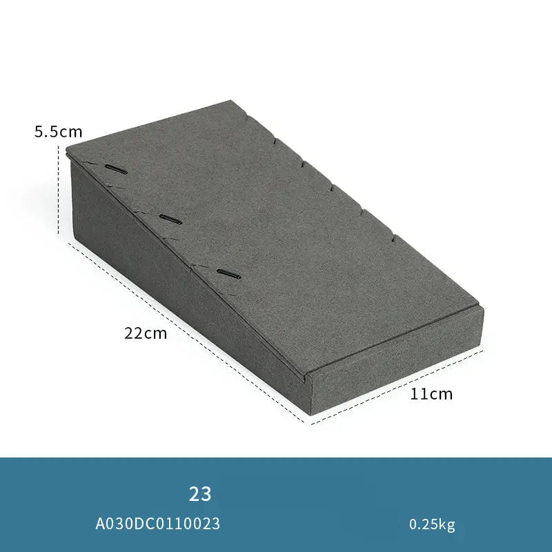 Gray microfiber jewellery display props, necklaces, pendants, earrings, rings, jewelry displays, jewelry display jewelry display shelves Jim Display