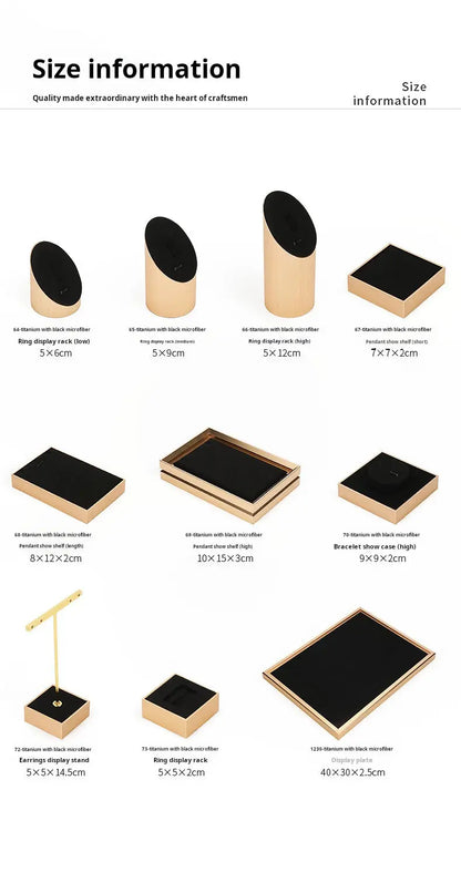 Jewellery display display tray props, rings, pendants, bracelets, earrings, display shelves, jewelry shooting props Jim Display