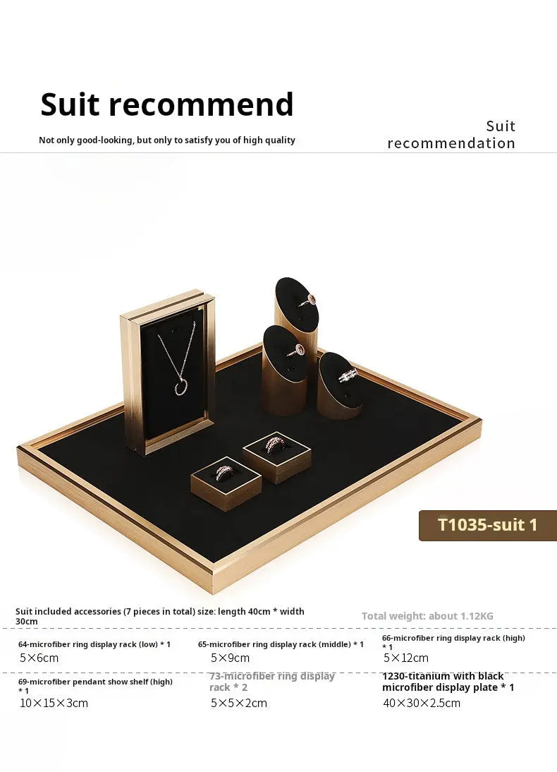 Jewellery display display tray props, rings, pendants, bracelets, earrings, display shelves, jewelry shooting props Jim Display