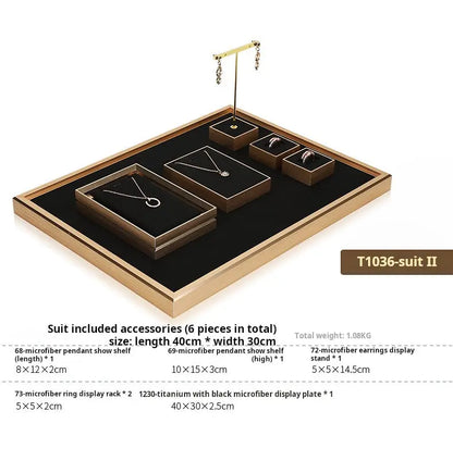Jewellery display display tray props, rings, pendants, bracelets, earrings, display shelves, jewelry shooting props Jim Display