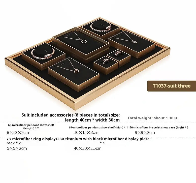 Jewellery display display tray props, rings, pendants, bracelets, earrings, display shelves, jewelry shooting props Jim Display