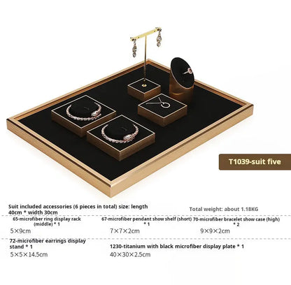 Jewellery display display tray props, rings, pendants, bracelets, earrings, display shelves, jewelry shooting props Jim Display