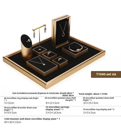 Jewellery display display tray props, rings, pendants, bracelets, earrings, display shelves, jewelry shooting props Jim Display