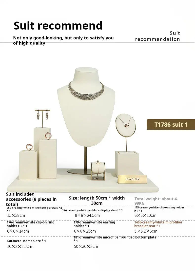 Metal Jewelry Display Stand Set Rings, Necklaces, Earrings, Bracelets, Storage Racks, Jewelry, Window Jewelry, Jewelry Display Props Jim Display