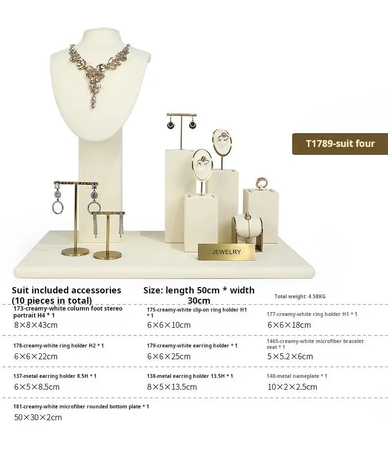 Metal Jewelry Display Stand Set Rings, Necklaces, Earrings, Bracelets, Storage Racks, Jewelry, Window Jewelry, Jewelry Display Props Jim Display