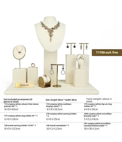 Metal Jewelry Display Stand Set Rings, Necklaces, Earrings, Bracelets, Storage Racks, Jewelry, Window Jewelry, Jewelry Display Props Jim Display