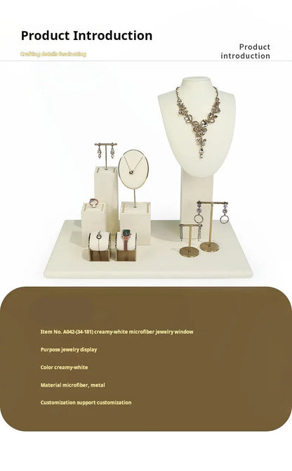 Metal Jewelry Display Stand Set Rings, Necklaces, Earrings, Bracelets, Storage Racks, Jewelry, Window Jewelry, Jewelry Display Props Jim Display