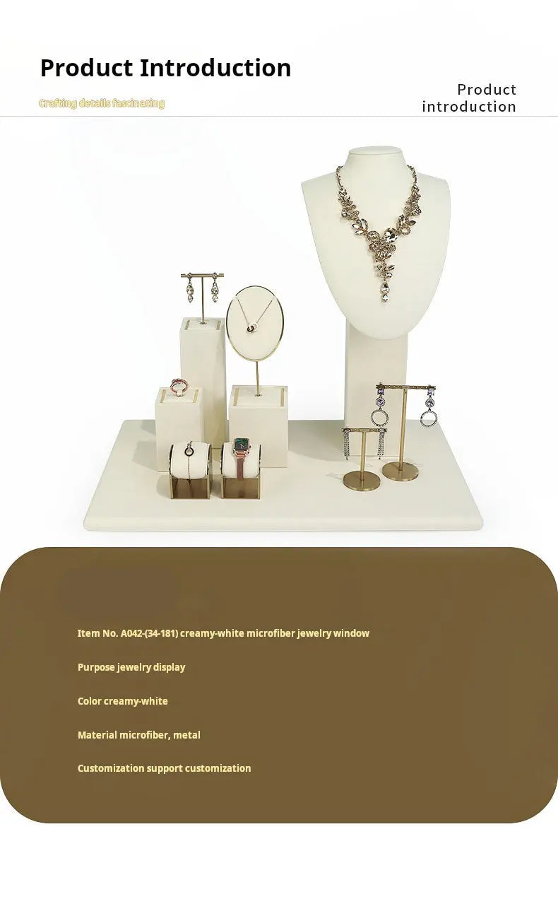 Metal Jewelry Display Stand Set Rings, Necklaces, Earrings, Bracelets, Storage Racks, Jewelry, Window Jewelry, Jewelry Display Props Jim Display