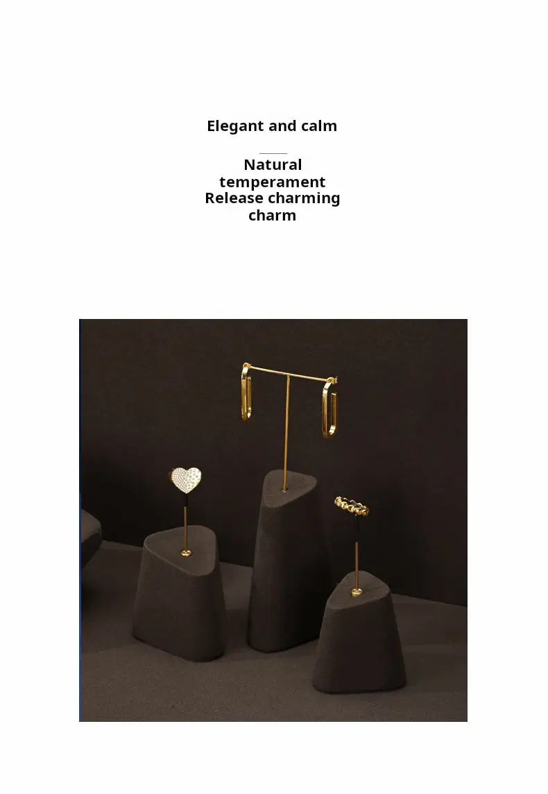 High-end jewelry display props, rings, earrings, necklace display, counter display, jewelry display stand Jim Display