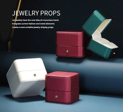 Luxury jewelry box, wedding gift, ring box, bracelet, necklace, bracelet storage box, jewelry packaging, gift box Jim Display