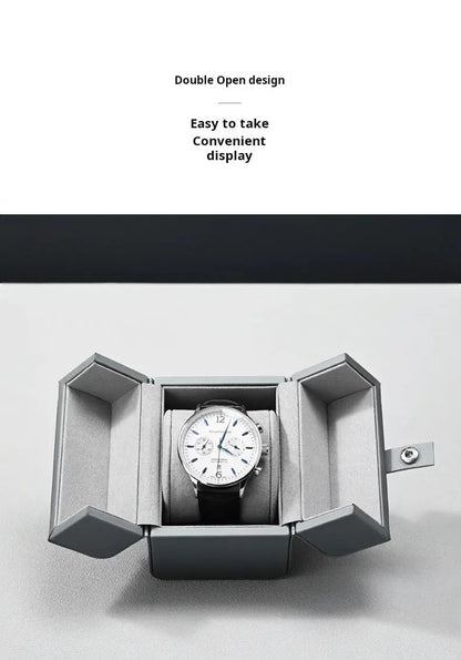Watch box PU leather portable folio watch storage box watch box watch box travel case watch packaging box Jim Display
