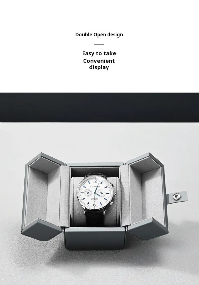 Watch box PU leather portable folio watch storage box watch box watch box travel case watch packaging box Jim Display