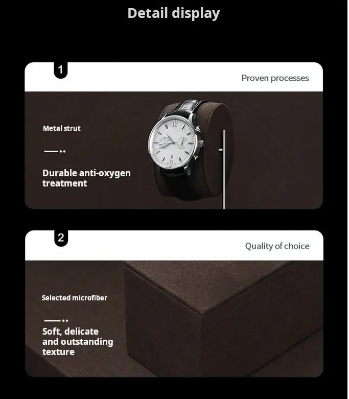 High-end watch display stand, microfiber watch display stand, counter display watch display props Jim Display