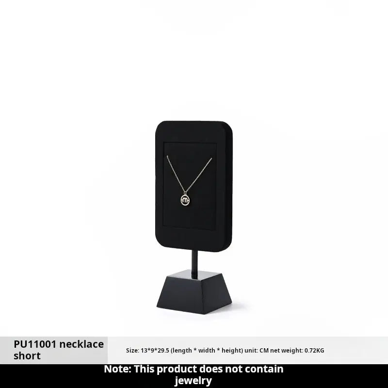 High Grade Jewelry Display Props Premium Black Ring Earrings Necklace Jewelry Display Stand