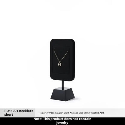 High Grade Jewelry Display Props Premium Black Ring Earrings Necklace Jewelry Display Stand