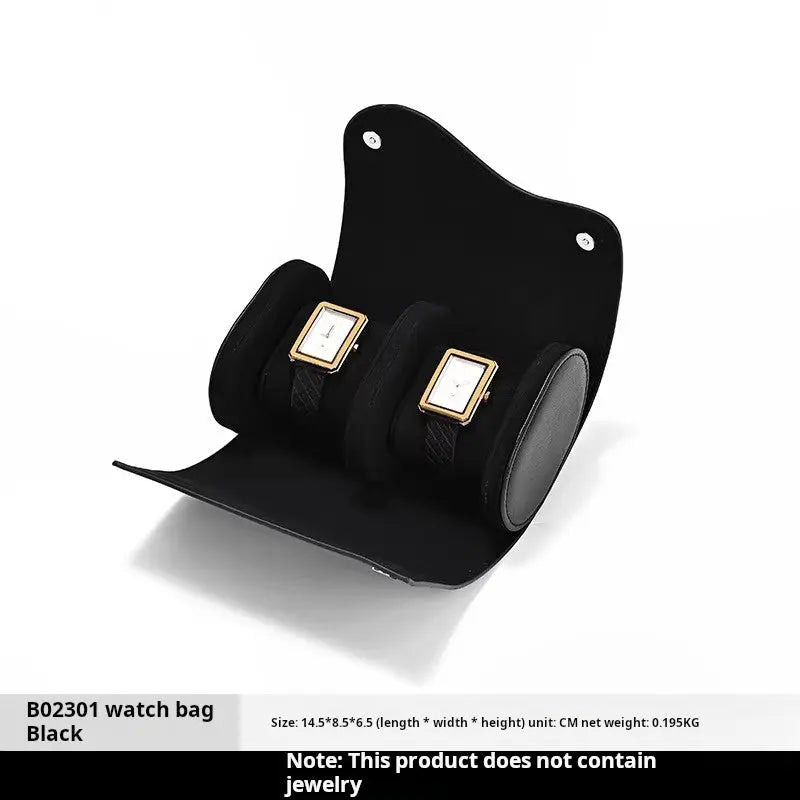 High-end PU leather watch storage box portable travel storage box men's and women's watch protective case Jim Display
