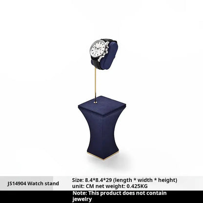 High-end watch stand, microfiber watch storage rack, creative watch ornament bracelet display rack Jim Display