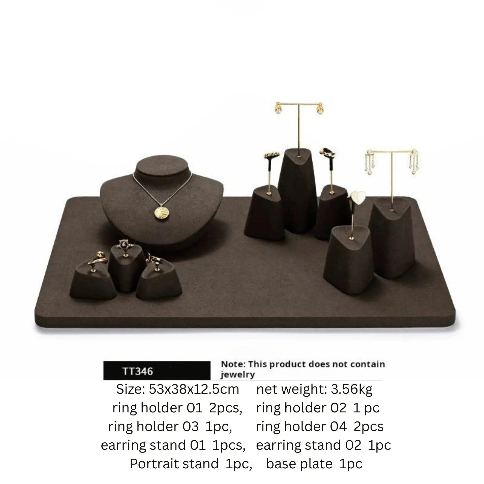 High-end jewelry display props, rings, earrings, necklace display, counter display, jewelry display stand Jim Display