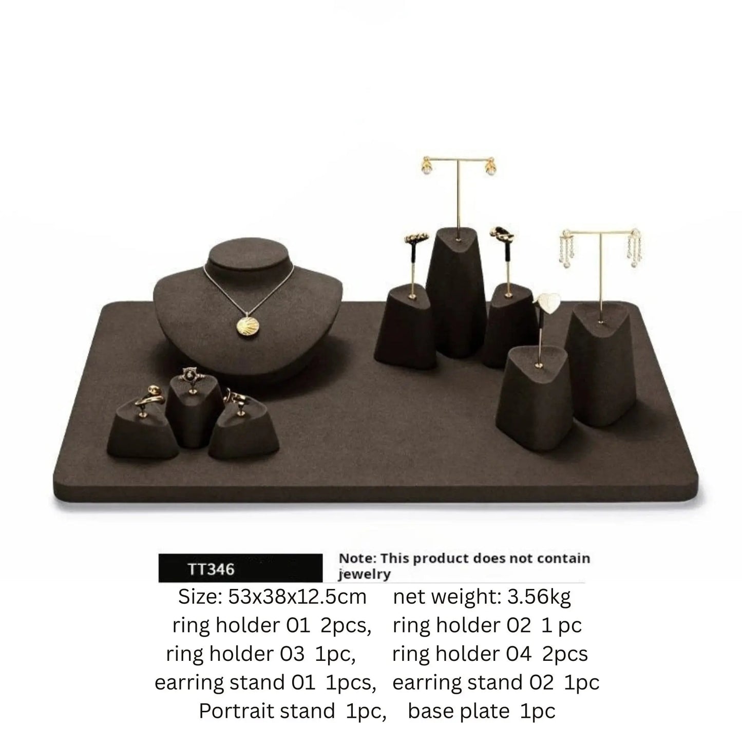 High-end jewelry display props, rings, earrings, necklace display, counter display, jewelry display stand Jim Display