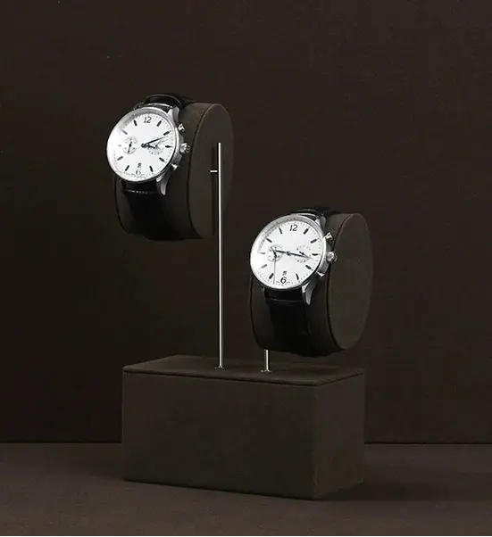 High-end watch display stand, microfiber watch display stand, counter display watch display props Jim Display